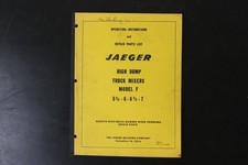 Vintage JAEGER HIGH DUMP TRUCK