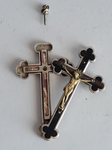 Crocifisso reliquiario xix - crocifisso,