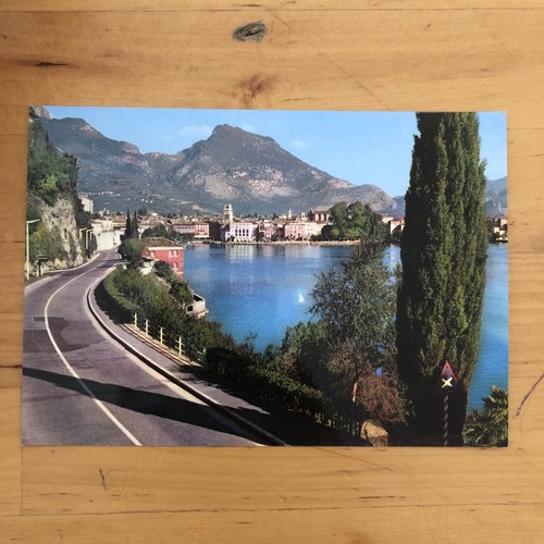 Cartolina lago garda riva - cartolina, di