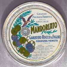 GARZOTTO ROCCO & FIGLIO, Scatola latta mandorlato Cologna Veneta, anni '70
