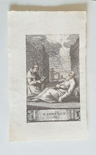 stampa incisione d'epoca da