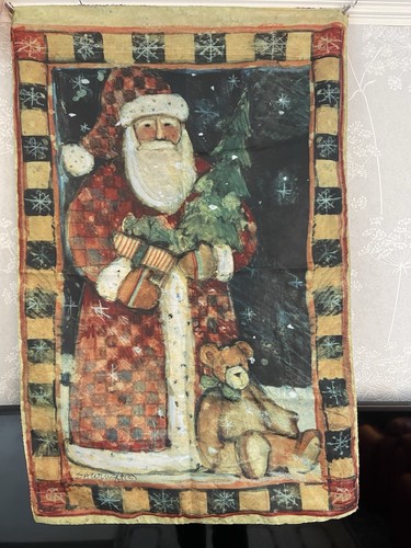 Bandiera casa babbo - di, natale
