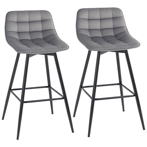 Homcom set sgabelli - set, 2