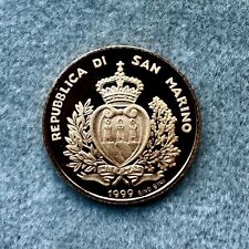 Moneta Oro 1/2 Scudo San Marino 1999 Raffaello Gold Coin