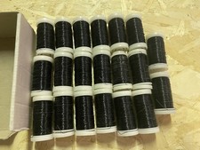 16 BOBINE FILO DI FERRO PLACCATO CONFEZIONE DA 80 Metri Diametro 0,40 USATO