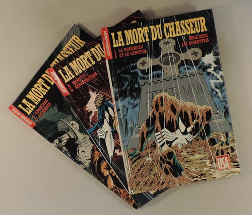 Spiderman mort chasseur - spiderman,