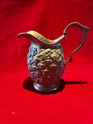 Brocca peltro scultura - , ananas