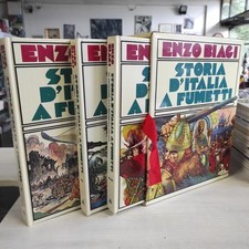 Enzo Biagi Storie d'Italia A Fumetti Box Tre Volumi