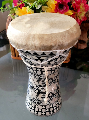 Tamburo egiziano legno darbuka - tamburo,