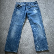 MELTING POT - MORGAN - Jeans uomo denim cotone rilassato, 36/34 bottoni mosca