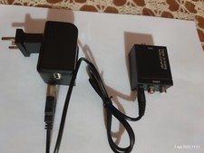 Convertitore audio da digitale ad analogico Ingresso Toslink uscita RCA AUX 3.5