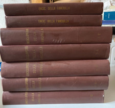 enciclopedia della fanciulla USATA COME FOTO -7 volumi