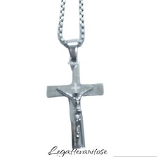 Collana  catena uomo con croce