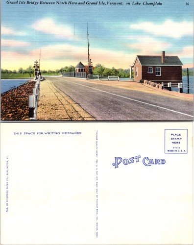 Cartolina grand isle bridge - grand,