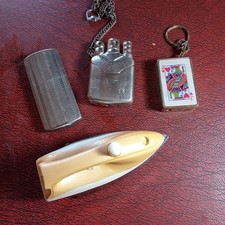 LOTTO 4 ACCENDINI DA COLLEZIONE VINTAGE – MODELLI RARI ANNI ’50–’70, DESIGN...