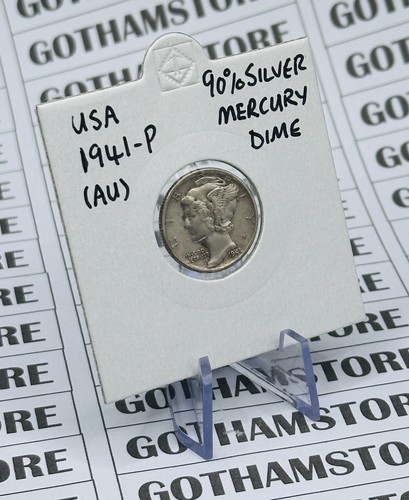 1941 mercury dime 10 - 1941-p,