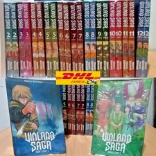 Fumetto Vinland Saga Manga Versione Inglese Set Completo Volume 1-14 Libri Nuovo