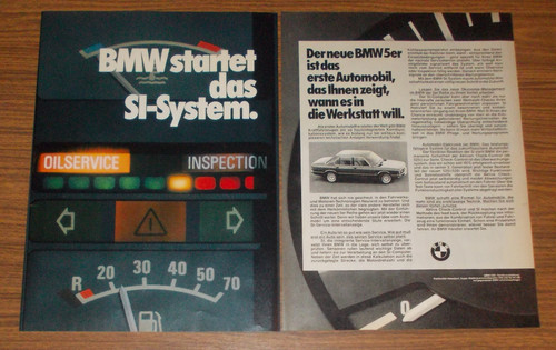 Rara pubblicità bmw 528i - pubblicità,