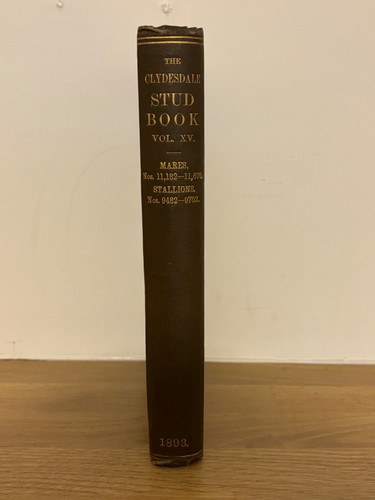 Clydesdale stud book vol - stud,