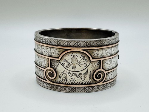 Bracciale vittoriano argento
