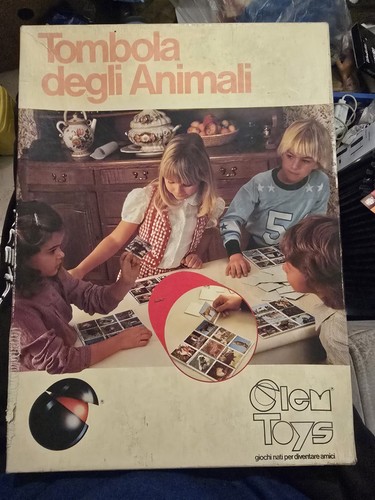 Tombola degli animali vintage - tombola,