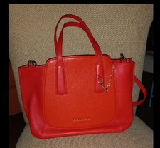 Borsa da tasca donna Piquadro in pelle rossa a tracolla