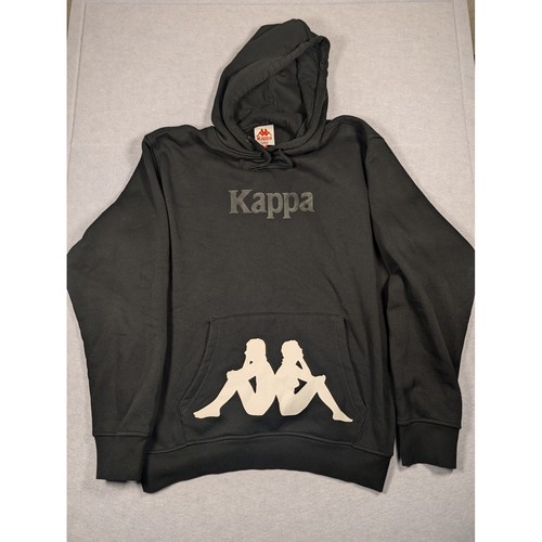 Kappa felpa con cappuccio uomo - kappa,
