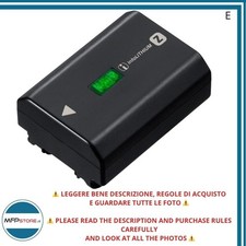 Batteria originale Sony NP-FZ100 per Alpha 7/α6700/FX3 – capacità 2280 mAh