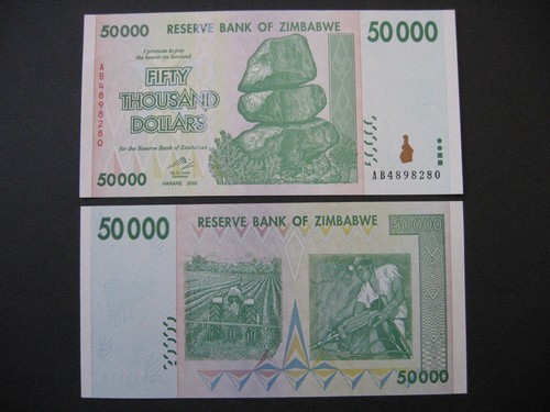 Zimbabwe 50000 dollari - zimbabwe,
