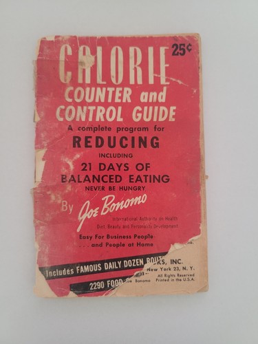 Vintage calorie counter - vintage, &