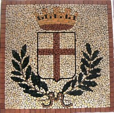 Rosone Milano, mosaico