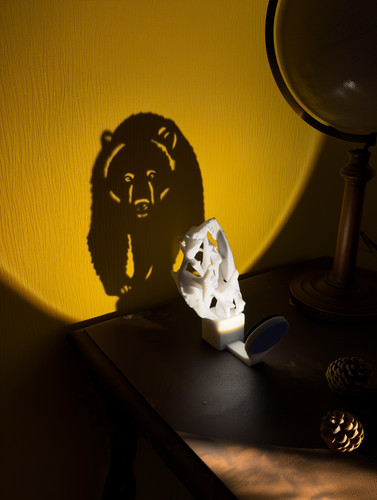 Lampada ombra orso grizzly - ombra,