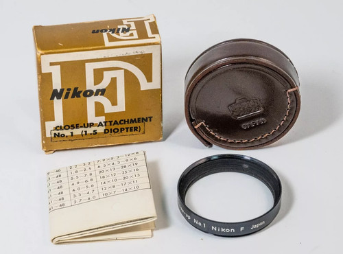 Nikon close attachment - close,
