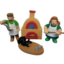 De Agostini My Animal Farm Forno Pizza Panettiere Gatto e Topo Figure Ricambi