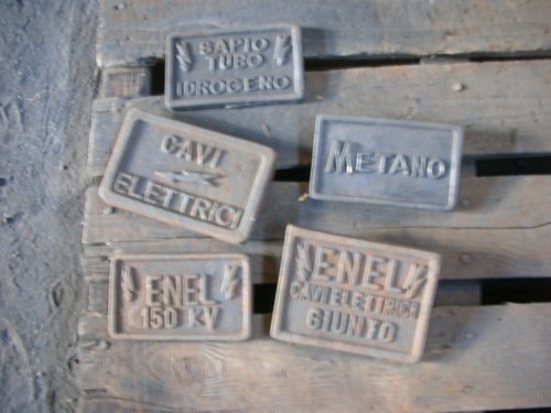 Placchette segnacavo ghisa - segnacavo, in