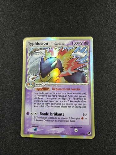 Carte pokémon typhlosion - carte,