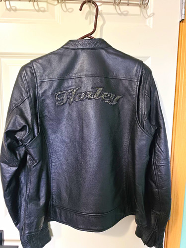 Giacca pelle nera - , donna