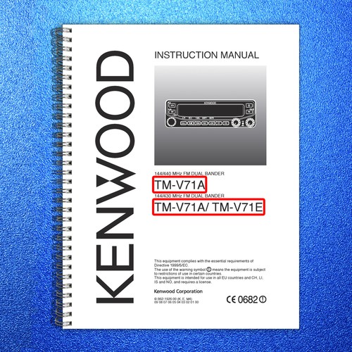Kenwood v71a v71e fm - kenwood,