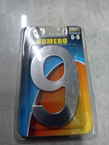 Numero metallica alluminio - numero,