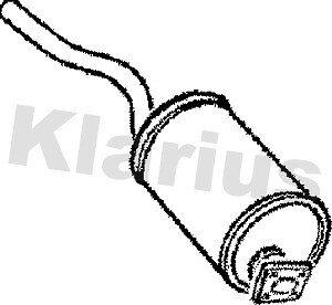 Scatola klarius con tubo - tubo, di