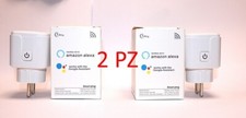 2 PZ Presa Wifi Intelligente App SMART LIFE / TUYA ,Alexa ,GOOGLE ASSISTANT IOS