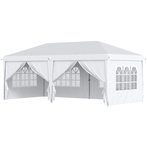 Gazebo pieghevole 6x3m - 6x3m, e