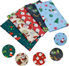 5 Pezzi Grande Tessuto Cotone