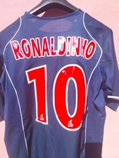 MAGLIA SHIRT CAMISETA CALCIO PARIS SAINT GERMAIN RONALDINHO 10 TG L