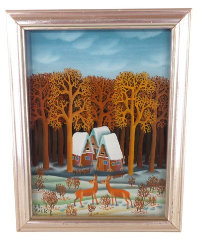 Quadro vetro rovesciato - , p