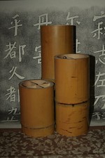 BAMBU ART FIORIERA 3 CANNE JAPAN GENUINE SAKURASHU HAND MADE USATA TN1 51212