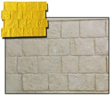 STAMPO per pavimento stampato cemento FINTA PIETRA Concrete texture stamp mat