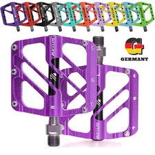 Pedali Flat/Piattaforma MTB DH ATB Enduro Cuscinetto 9/16 in Bici Pedali Universali