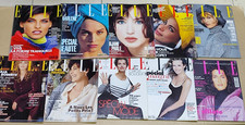 ELLE FRANCE MODA LOTTO 10 RIVISTE 1991/1996 CON ALCUNE PAGINE MANCANTI