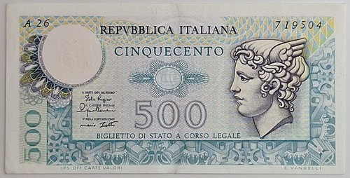 500 lire mercurio - mercurio, biglietto